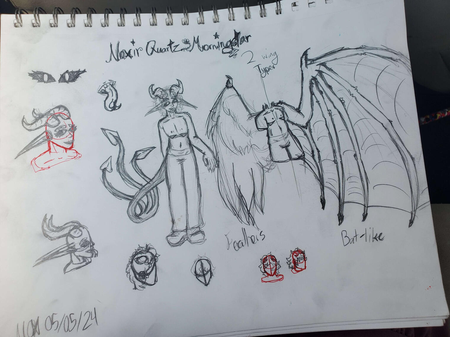 Traditional uncolored Reference sheet