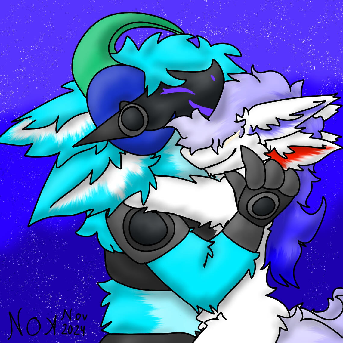 Digital Shaded Bust (2 characters)